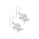 Sterling Silver Sea Turtle Dangle Earrings.
