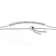 Prong & Bezel Set Diamond 14K White Gold Bolo Bracelet
