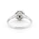 Round Diamond 14K White Gold Ring