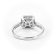 Round Diamond 14K White Gold Ring