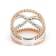 Round Diamond Fashion 14K Two-tone Gold Ring