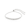 Prong & Bezel Set Diamond 14K White Gold Bolo Bracelet
