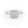 Round Diamond 14K White Gold Ring