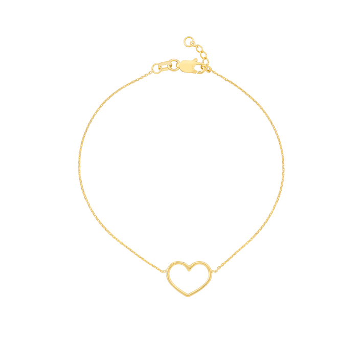 Heart Bracelet gold main image 1