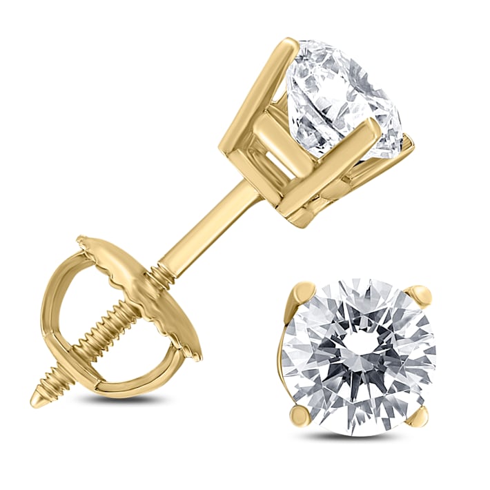 品質検査済 Carat 1/2 TW Diamond Round Certified AGS (J-K,VS1-VS2) アクセサリー