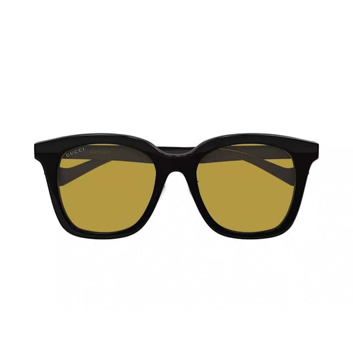 限定版 Gucci 16CZKA - Sunglasses Lens Yellow / Frame Black 小物