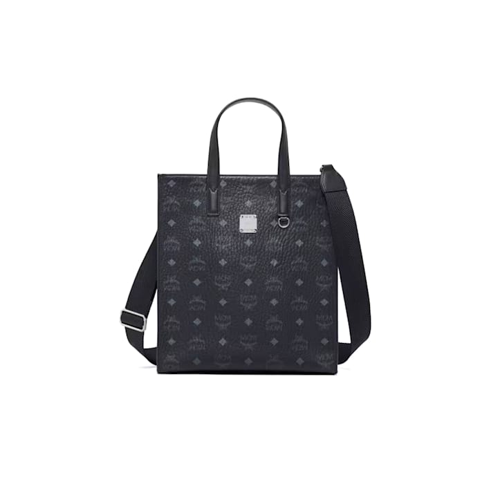 大人気新品 MCM 1BZ55A - Handbag Black Visetos in Tote Aren Small リュック/バックパック