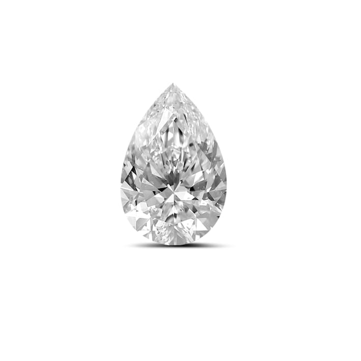 1.00ct Pear Shape White LabGrown Diamond E Color VS1 Clarity IGI