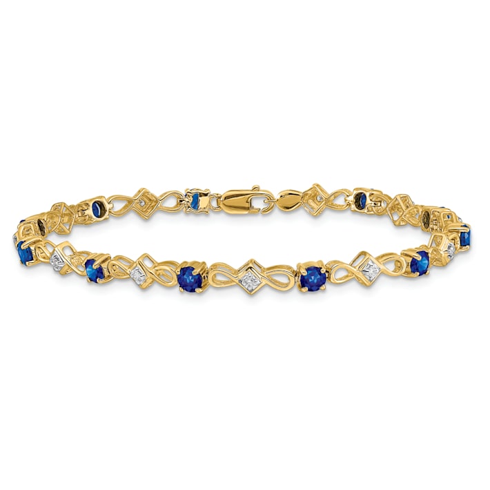 Gold and Rhodium Bracelet