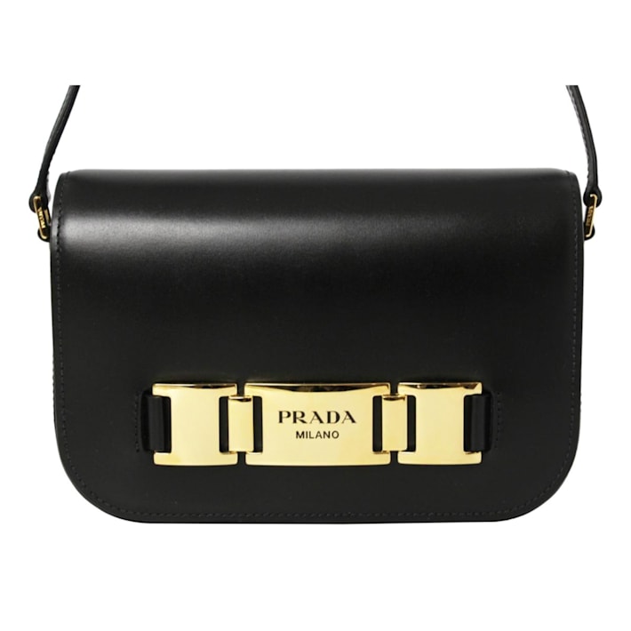 PRADA ブラックレザー 厚底ローファー PRADA ブラックレザー 厚底ローファー - メルカリ