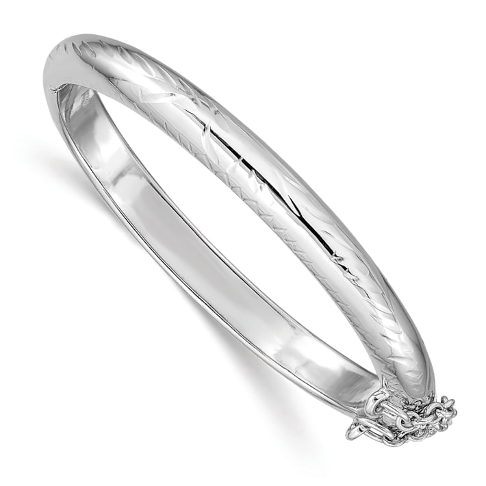 Silver Hook Bangle – PRY