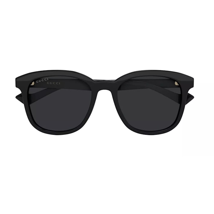 Gucci Black Square Frame / Gray Lens Sunglasses - 13Z3VA
