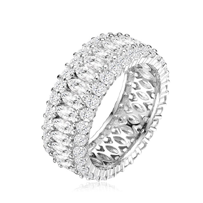 ★新春福袋2024★ Marquise and Round Clear Cubic over Plated Rhodium Zirconia, まつ毛・つけまつ毛用品