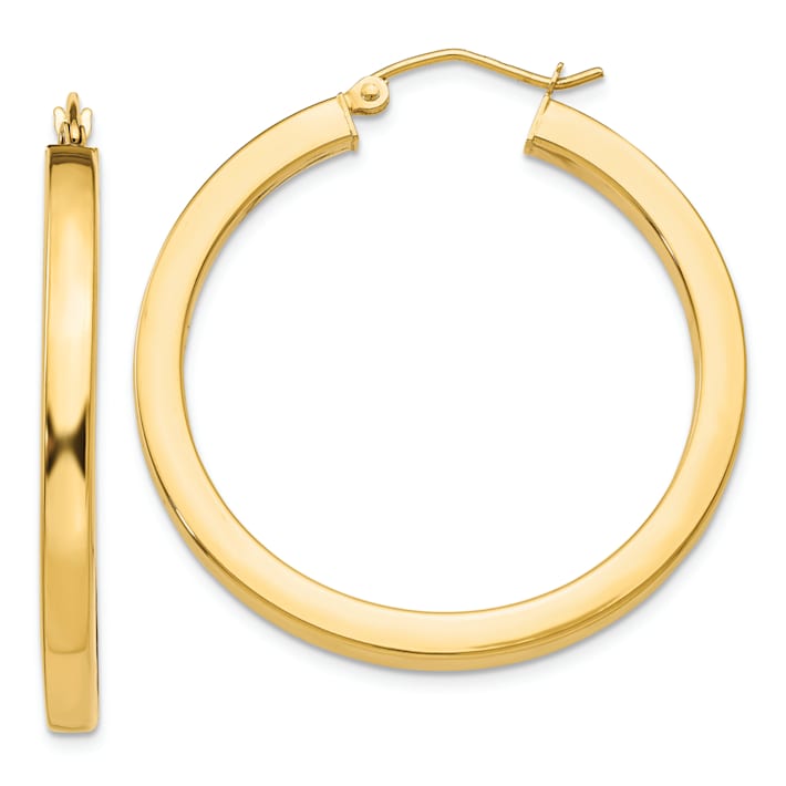 14k Yellow Gold 1 3/8