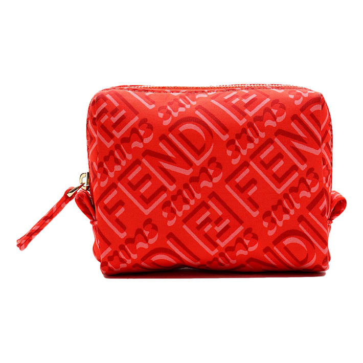 FENDI×SKIMS ポーチ Mサイズ メイクポーチ ナイロン ホワイト FENDI×SKIMS ポーチ Mサイズ メイクポーチ ナイロン ホワイト