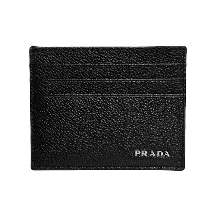 Black prada card holder 2025