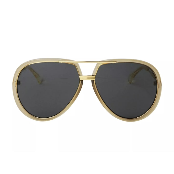 GUCCI Aviator Sunglasses 2021 Gucci GG1856S 001 Pilot Sunglasses Black - eye-oo.com main image 2