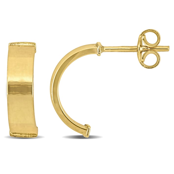 Semi hoop earrings store