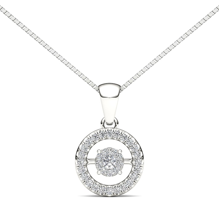期間限定キャンペーン 0.15 Gold White 10K Diamond2Deal Ct Halo Round Diamond その他