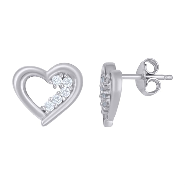 ★TATIANA★ SILVER925 Cubic Chips Heart Earring EC1925 50018 Designer fashion, Seoul-fully created | W Concept