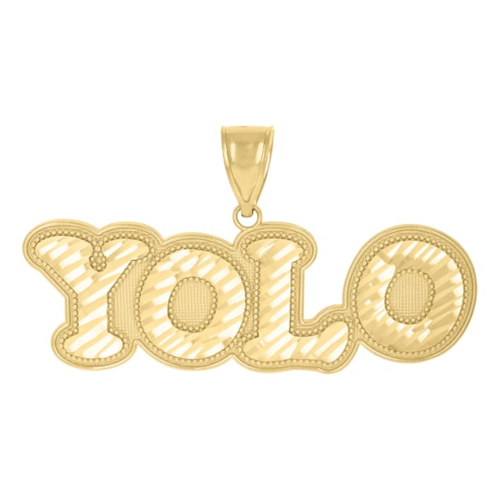 多様な Diamond2Deal for Pendant Charm Fashion YOLO Gold Yellow 10k アクセサリー