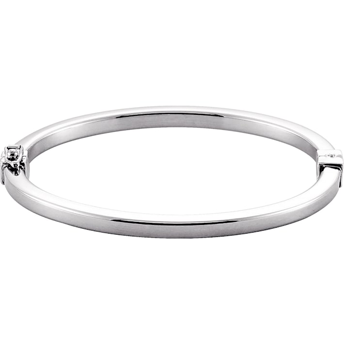 4mm Silver-Tone Stainless Steel Curb Chain Bracelet In Stock! Lucleon - Foto 9