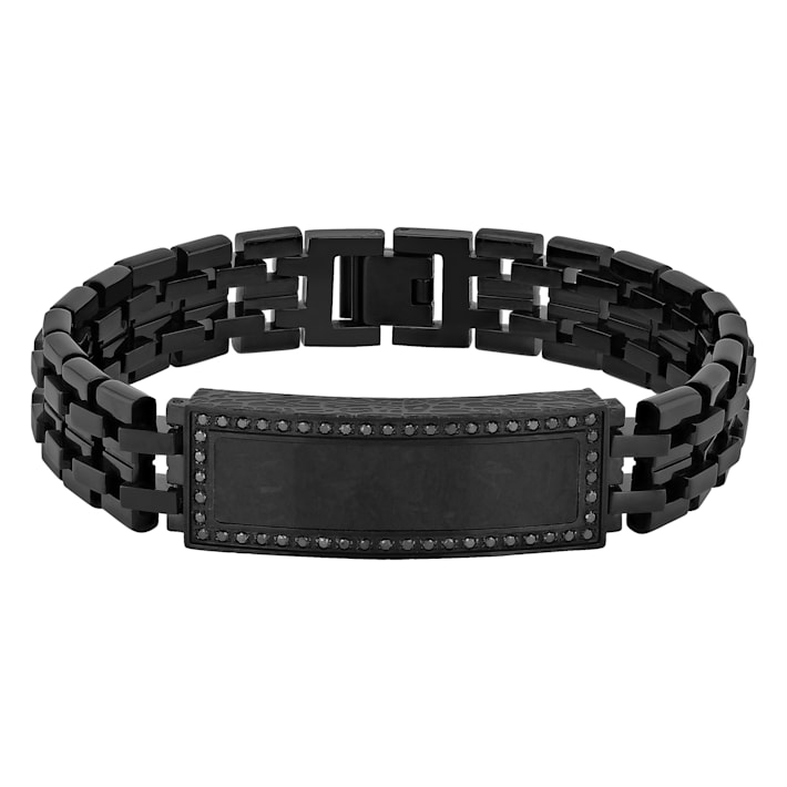 3/8CTW Black Diamond Black Stainless Steel Carbon Fiber ID