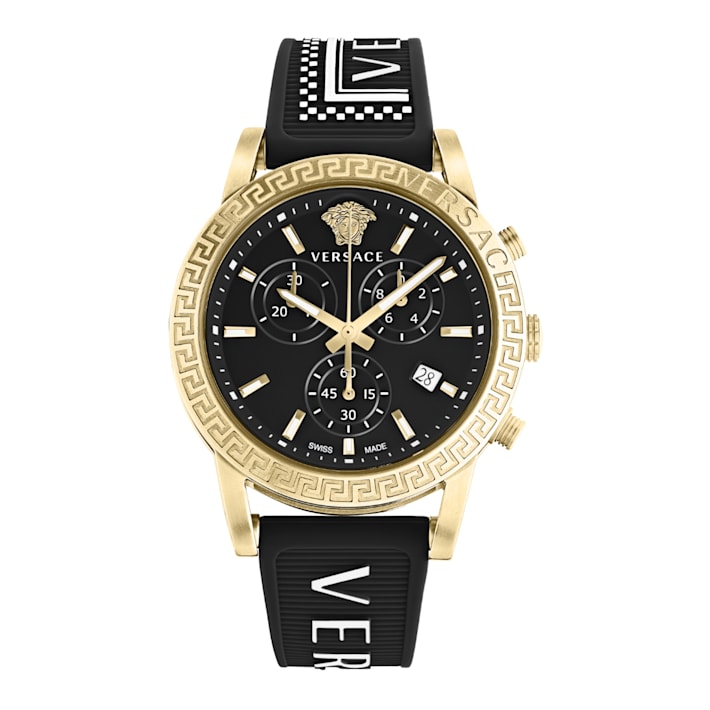 Versace silver sport tech watch outlet