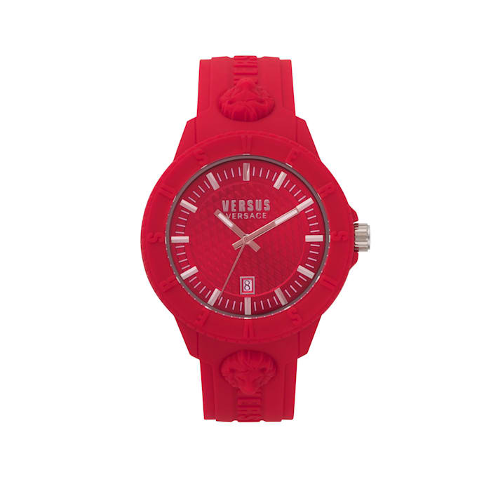 Versus Versace Tokyo Red Silicone Strap Watch - 1BKFQB Versus Versace Tokyo Red Silicone Strap Watch - 1BKFQB