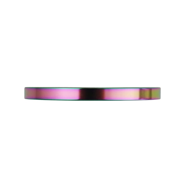 Mason Hypoallergenic Steel Rainbow Cuff Bracelet