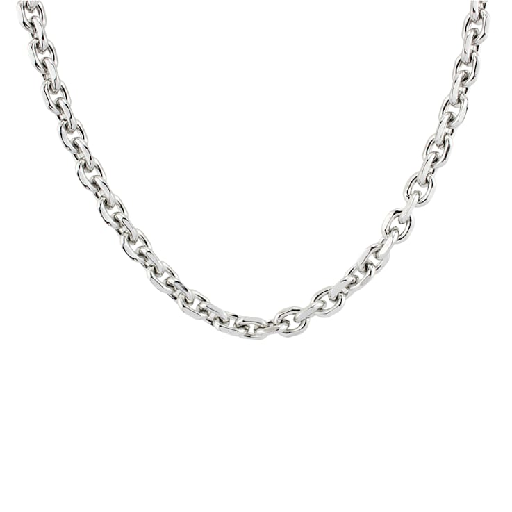 REBL Oslo Hypoallergenic Steel Oval Link Chain Necklace