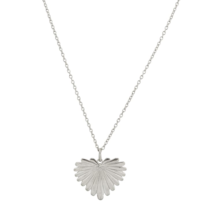 REBL Simone Hypoallergenic Steel Heart Necklace