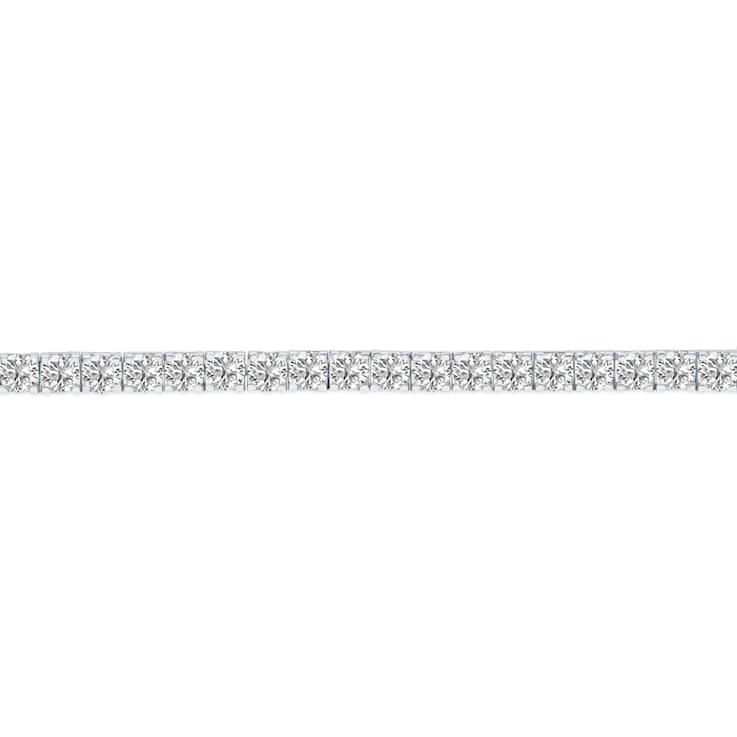 8 Carat TW Lab Grown Diamond Tennis Bracelet in 14K White Gold