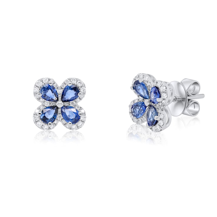 Diana M. Fine Jewelry 18K White Gold 1.69ctw Diamond Stud Earrings 1L6FVA