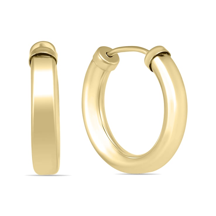 14k yellow gold 2025 endless hoop earrings