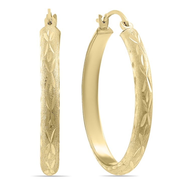 Engraved hoop earrings outlet