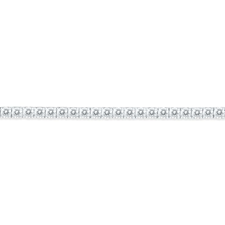 9 Carat TW Diamond Tennis Bracelet in 14K White Gold