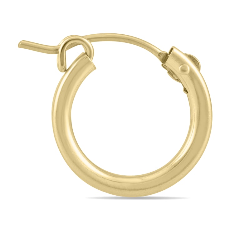 14K Yellow Gold Filled Hoop Earrings (12mm)