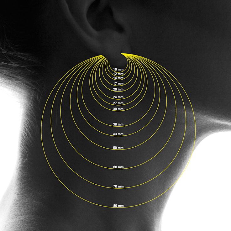 14K Gold 16MM Hoop Earrings (1.5MM Gauges)