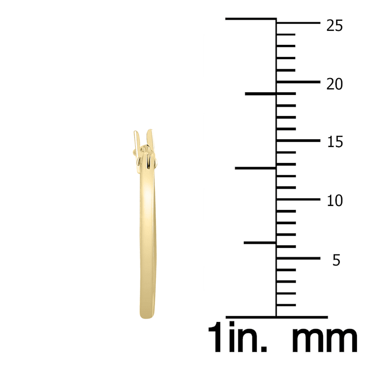 14K Gold 16MM Hoop Earrings (1.5MM Gauges)