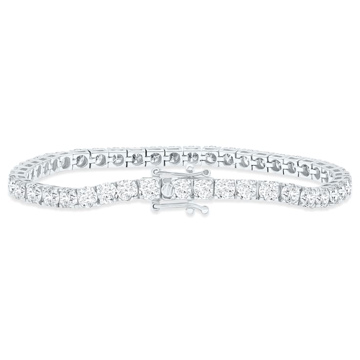 9 Carat TW Diamond Tennis Bracelet in 14K White Gold