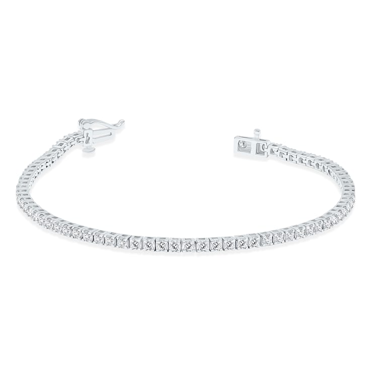 4 Carat TW Diamond Tennis Bracelet in 14K White Gold - 1677WA