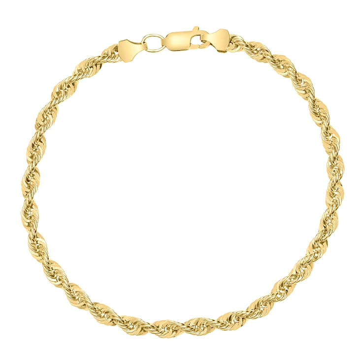 Gold filled rope online chain 6mm