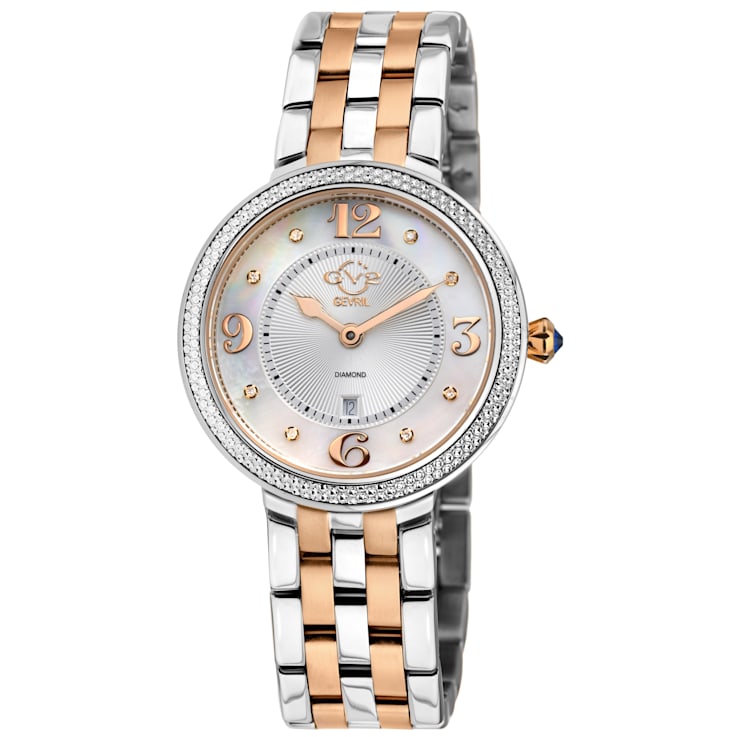GV2 by Gevril Women's 12904B Verona Diamond Swiss Watch