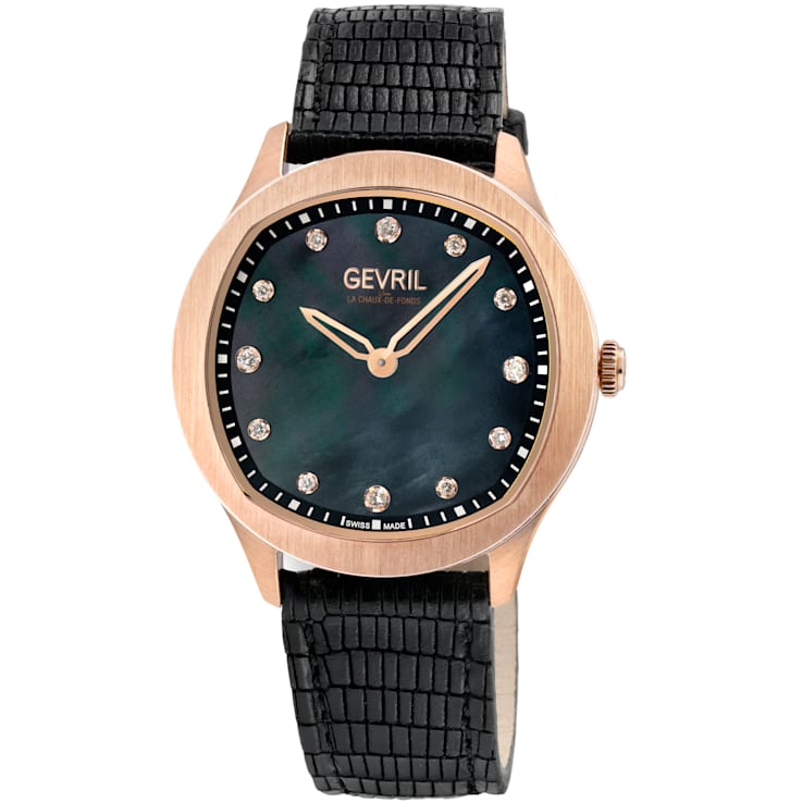 Gevril 10057 Women's Morcote Swiss Quartz Diamond Watch