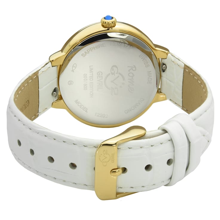 GV2 12202 Women s Rome Diamond Swiss Quartz Watch 12RDLA