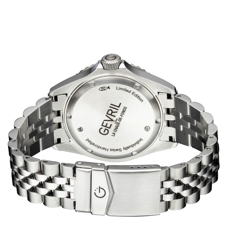 Gevril 4953B Swiss watch from the Wall Street Collection