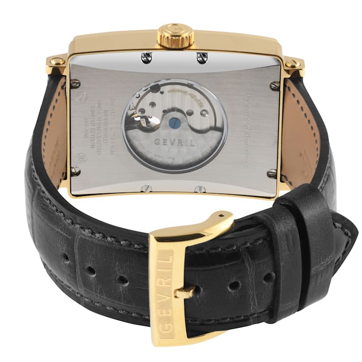 Gevril 5173-2 Men's Avenue of Americas Intravedere Swiss Automatic Watch