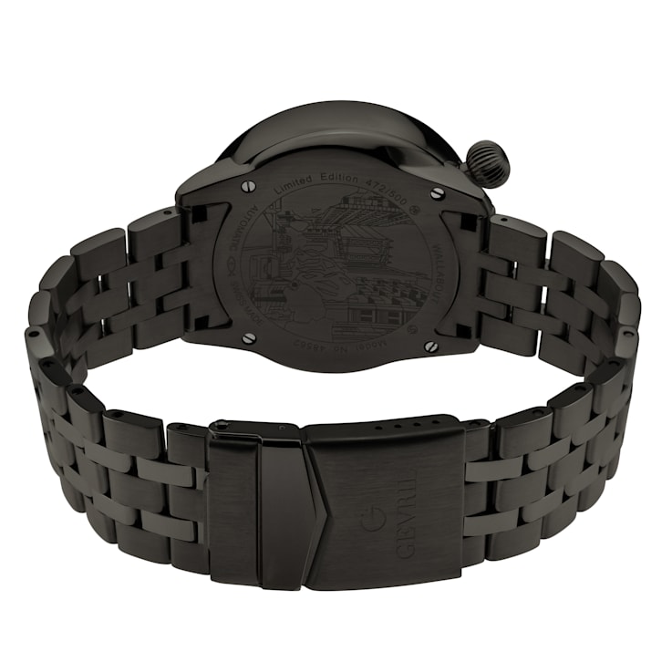 Gevril 48562 Men's Wallabout Solar Compass Swiss Automatic Watch