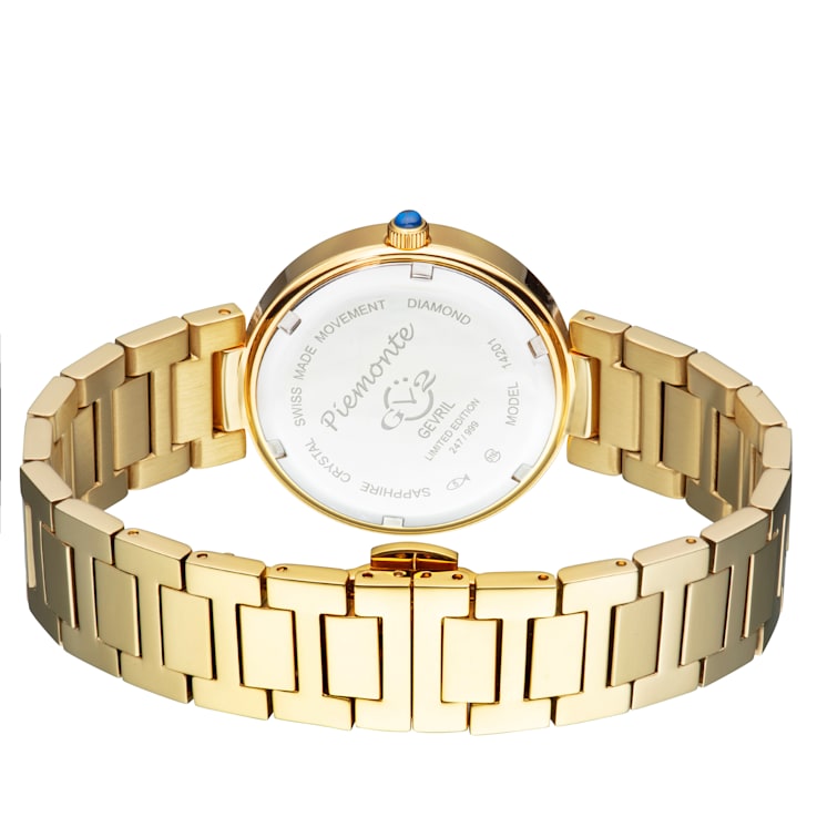 GV2 by Gevril 14201B Women's Piemonte Diamond Swiss Watch